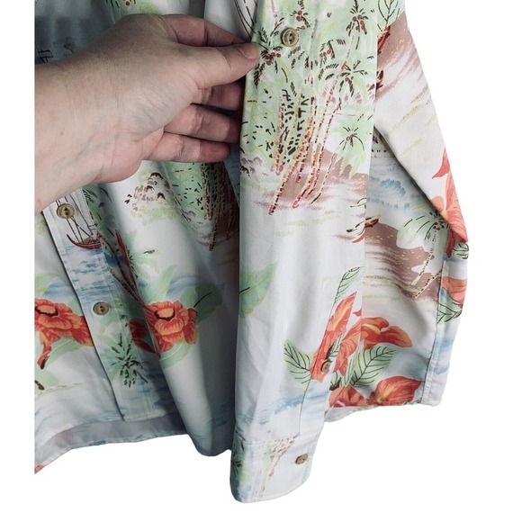 Faherty All Day Air UPF Button-Up Shirt Mens Size 2XL Tropical Breeze NWT $158 - Picture 4 of 15